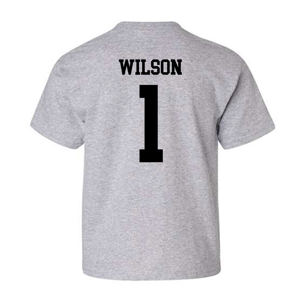 NU - NCAA Women's Basketball : Chasity Wilson - Youth T-Shirt-1
