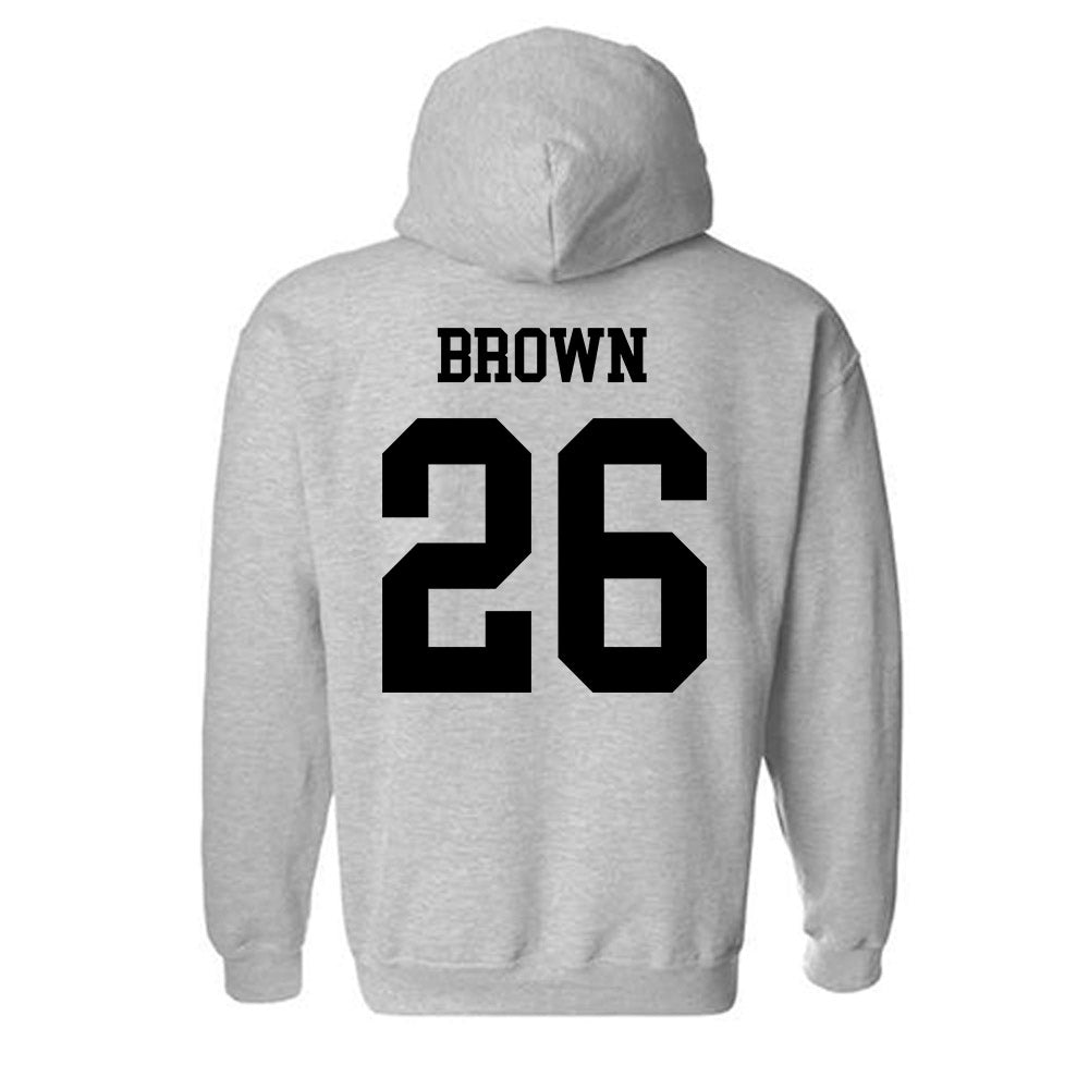 NU - NCAA Men's Soccer : Jayden Brown - Hooded Sweatshirt-1