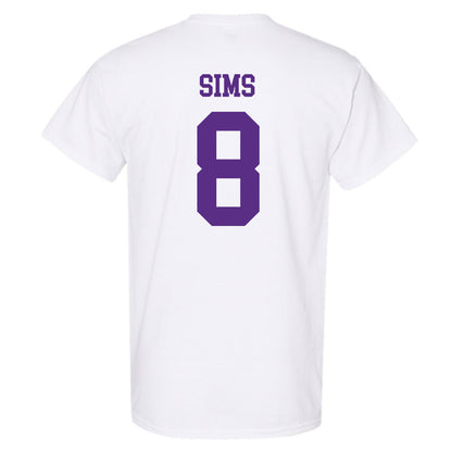 NU - NCAA Women's Basketball : Raven Sims - T-Shirt-1