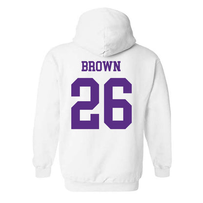 NU - NCAA Men's Soccer : Jayden Brown - Hooded Sweatshirt-1