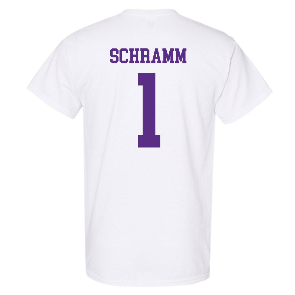 NU - NCAA Baseball : Connor Schramm - T-Shirt-1