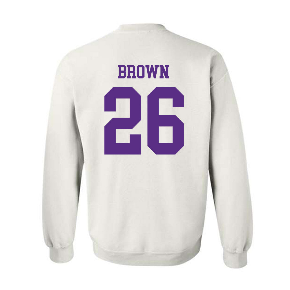 NU - NCAA Men's Soccer : Jayden Brown - Crewneck Sweatshirt-1