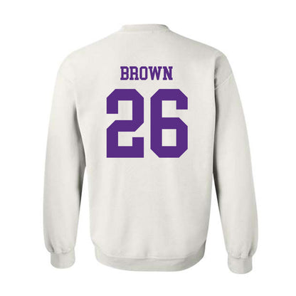 NU - NCAA Men's Soccer : Jayden Brown - Crewneck Sweatshirt-1