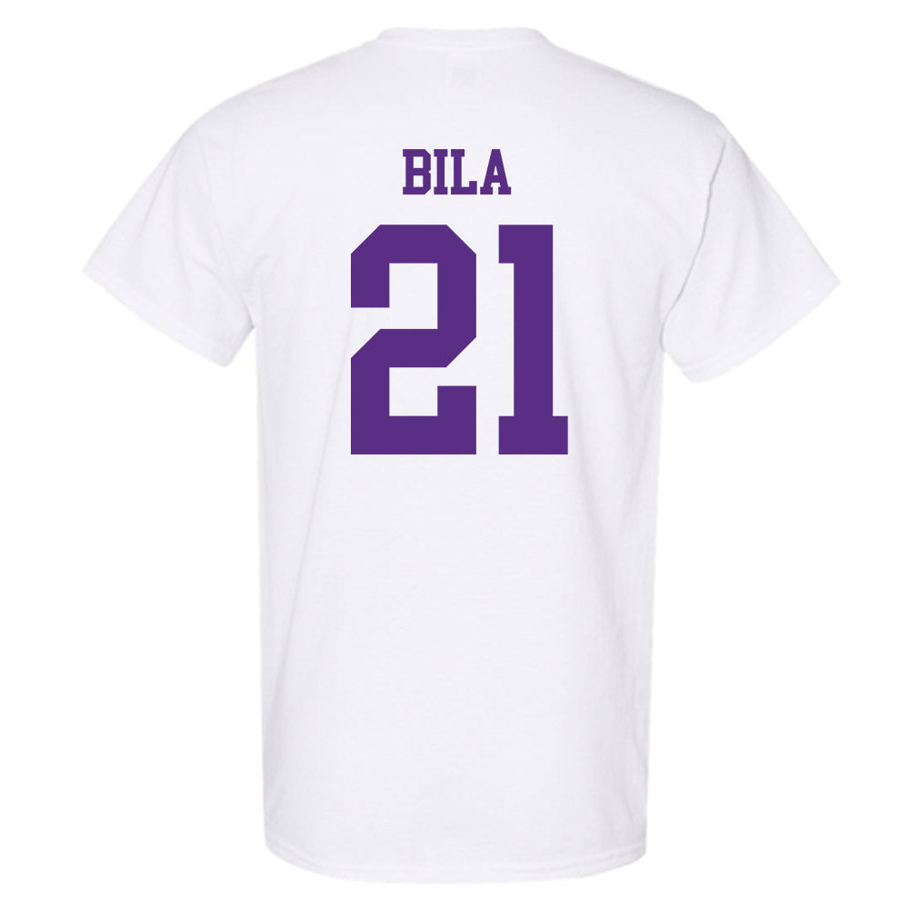 NU - NCAA Women's Basketball : Jisca Bila - T-Shirt-1