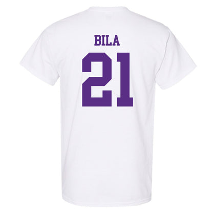 NU - NCAA Women's Basketball : Jisca Bila - T-Shirt-1