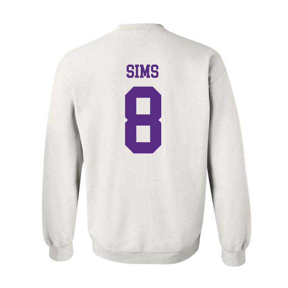 NU - NCAA Women's Basketball : Raven Sims - Crewneck Sweatshirt-1