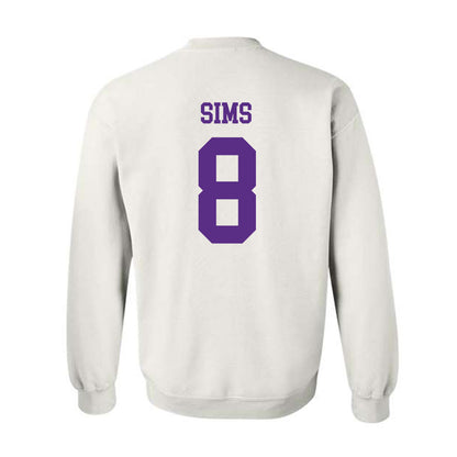 NU - NCAA Women's Basketball : Raven Sims - Crewneck Sweatshirt-1