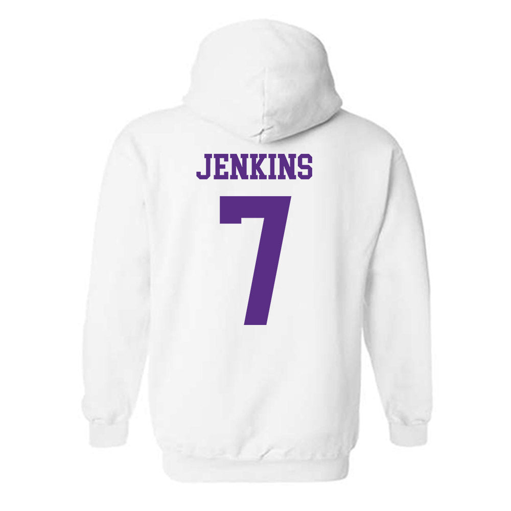 NU - NCAA Women's Volleyball : Taylor Jenkins - Hooded Sweatshirt-1