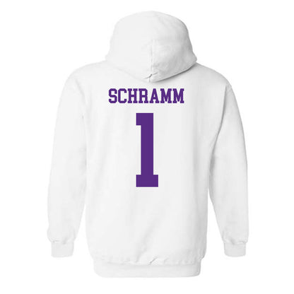 NU - NCAA Baseball : Connor Schramm - Hooded Sweatshirt-1