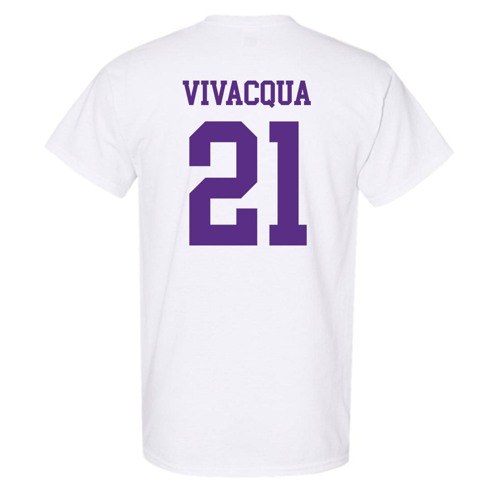 NU - NCAA Baseball : Tyler Vivacqua - T-Shirt-1