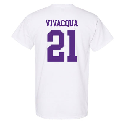 NU - NCAA Baseball : Tyler Vivacqua - T-Shirt-1