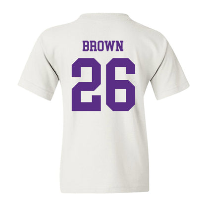 NU - NCAA Men's Soccer : Jayden Brown - Youth T-Shirt-1