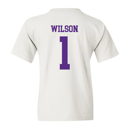 NU - NCAA Women's Basketball : Chasity Wilson - Youth T-Shirt-1