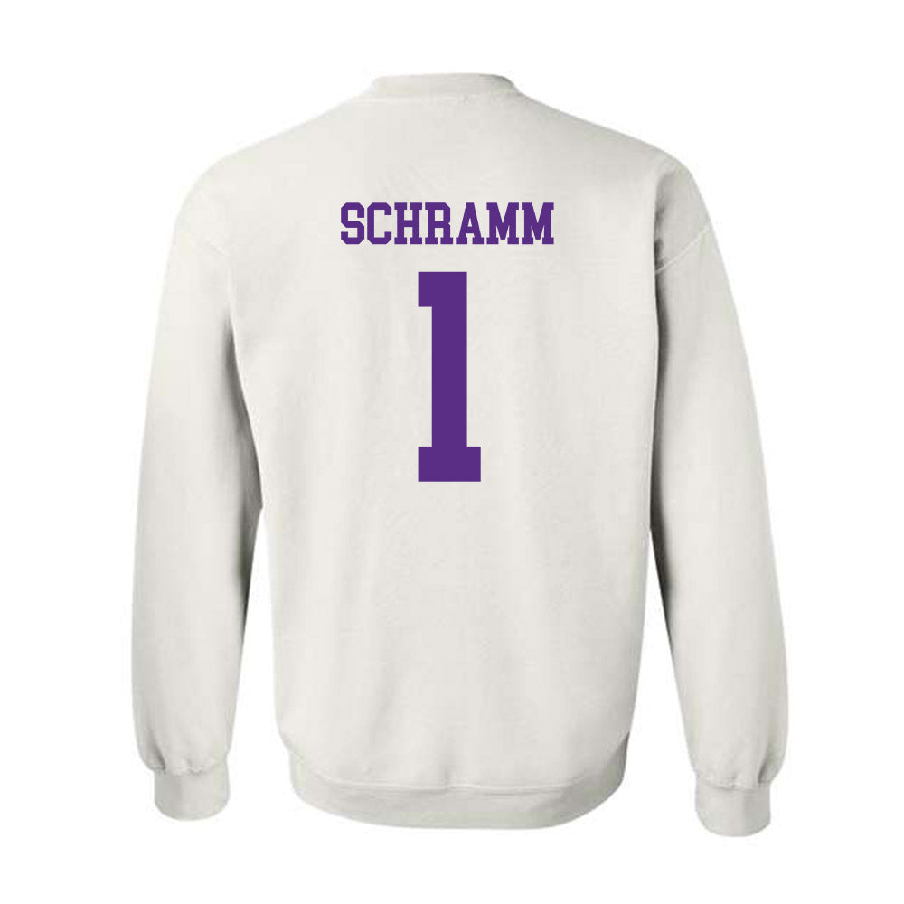 NU - NCAA Baseball : Connor Schramm - Crewneck Sweatshirt-1