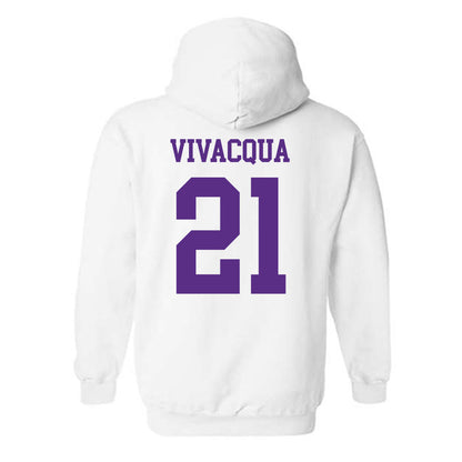 NU - NCAA Baseball : Tyler Vivacqua - Hooded Sweatshirt-1