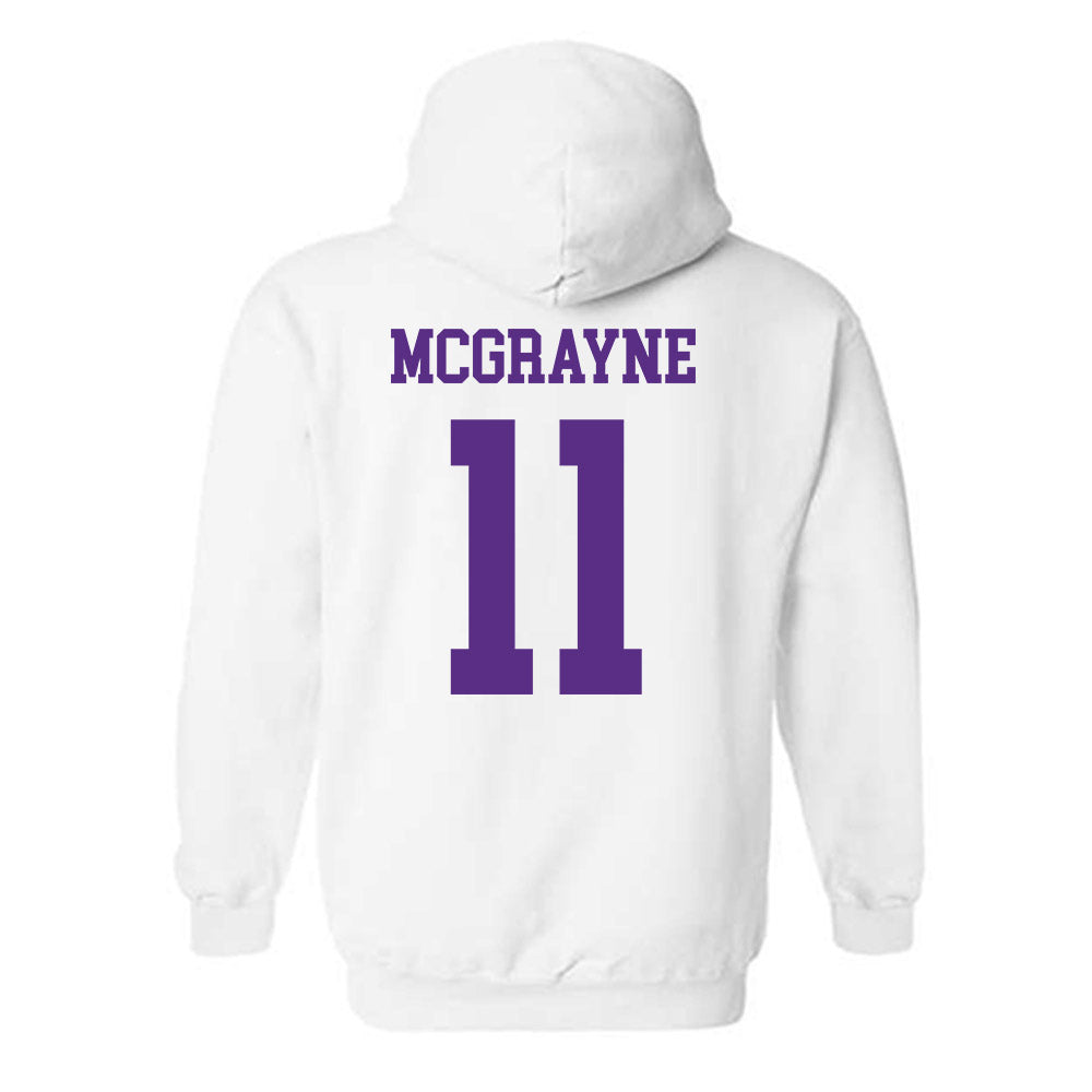 NU - NCAA Women's Lacrosse : Bianca McGrayne - Hooded Sweatshirt-1
