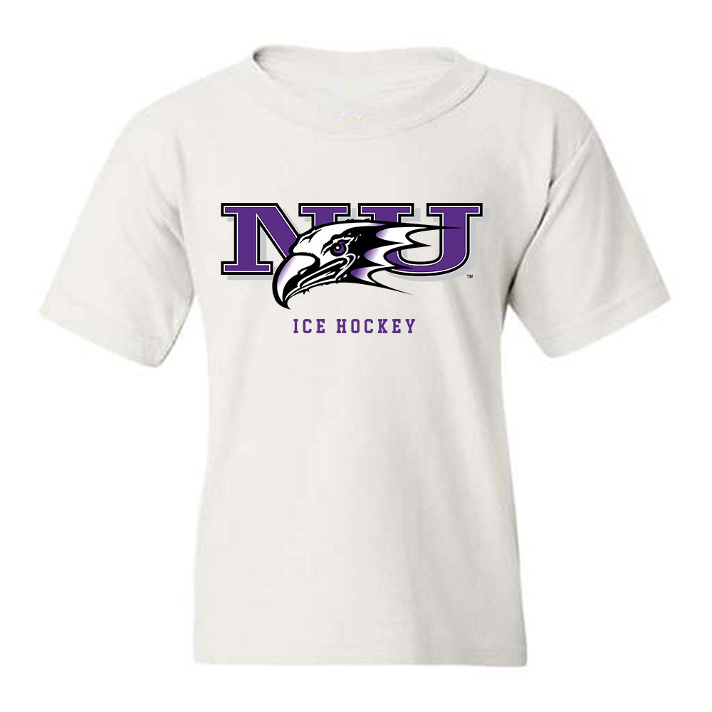 NU - NCAA Men's Ice Hockey : Deivs Rolovs - Youth T-Shirt-0