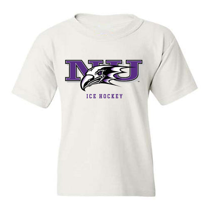 NU - NCAA Men's Ice Hockey : Deivs Rolovs - Youth T-Shirt-0