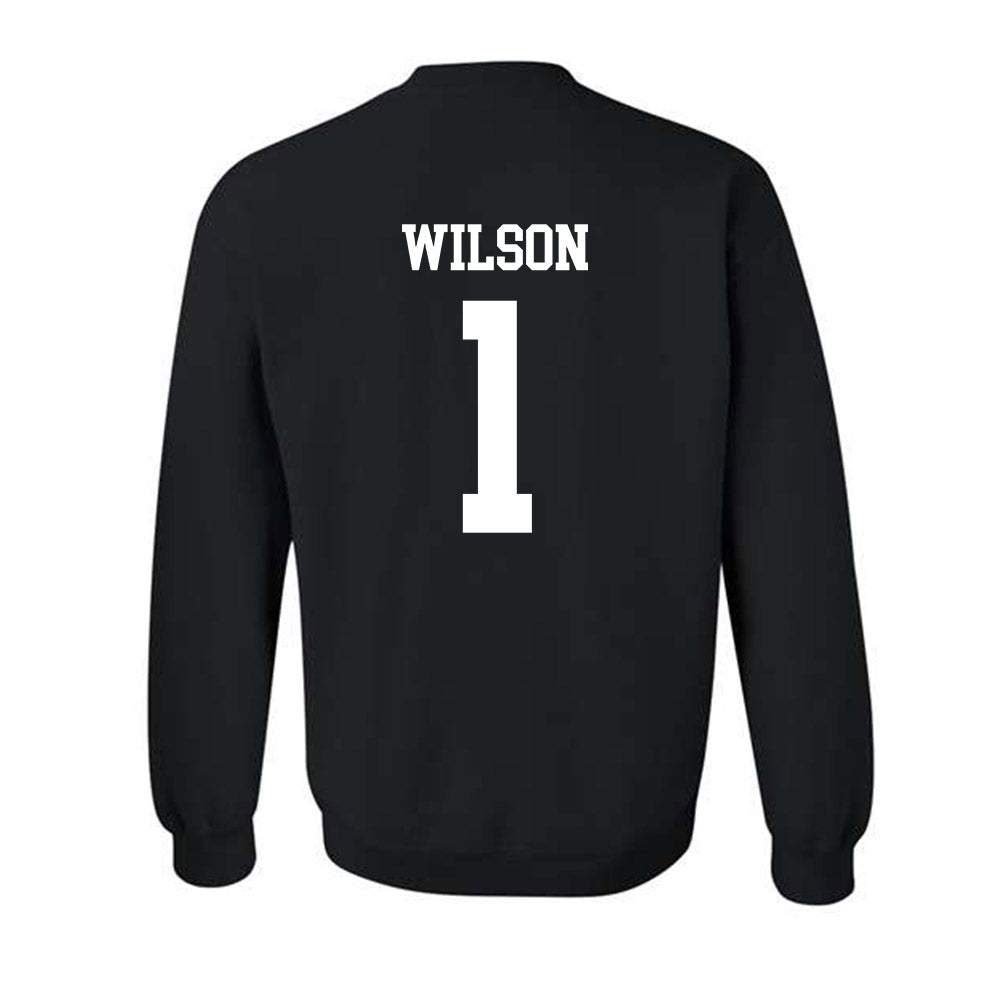 NU - NCAA Women's Basketball : Chasity Wilson - Crewneck Sweatshirt-1