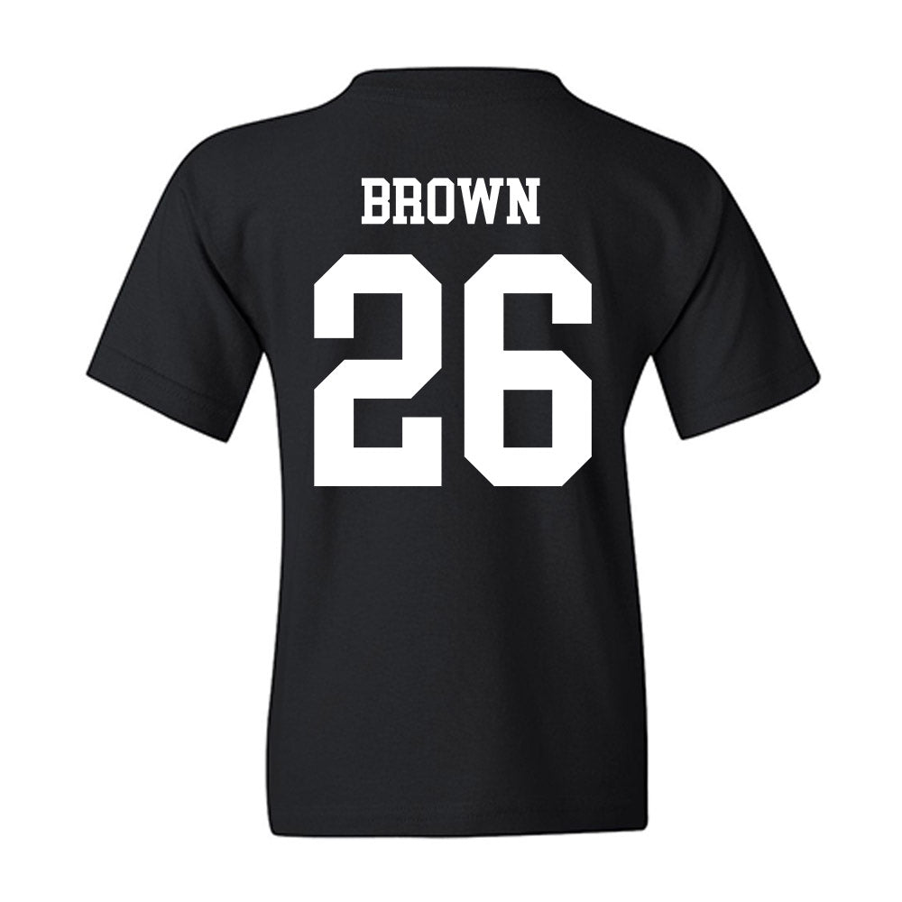 NU - NCAA Men's Soccer : Jayden Brown - Youth T-Shirt-1