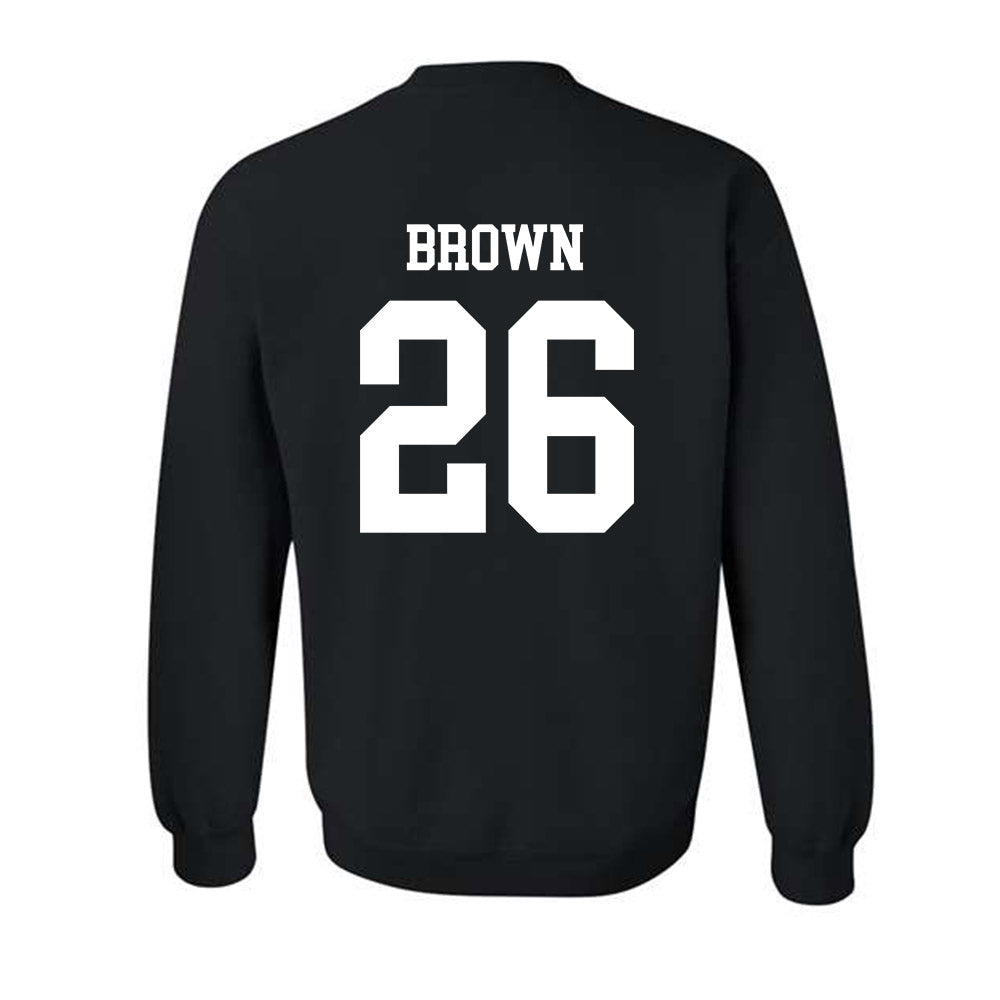 NU - NCAA Men's Soccer : Jayden Brown - Crewneck Sweatshirt-1