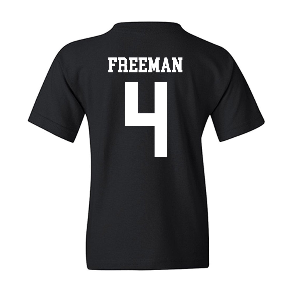 NU - NCAA Women's Basketball : Tyasia Freeman - Youth T-Shirt-1