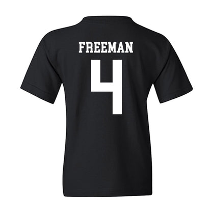 NU - NCAA Women's Basketball : Tyasia Freeman - Youth T-Shirt-1