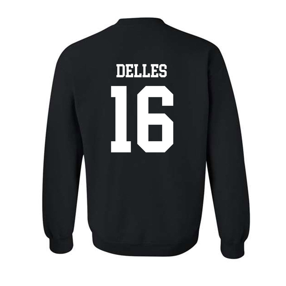 NU - NCAA Women's Lacrosse : Michaela Delles - Crewneck Sweatshirt-1