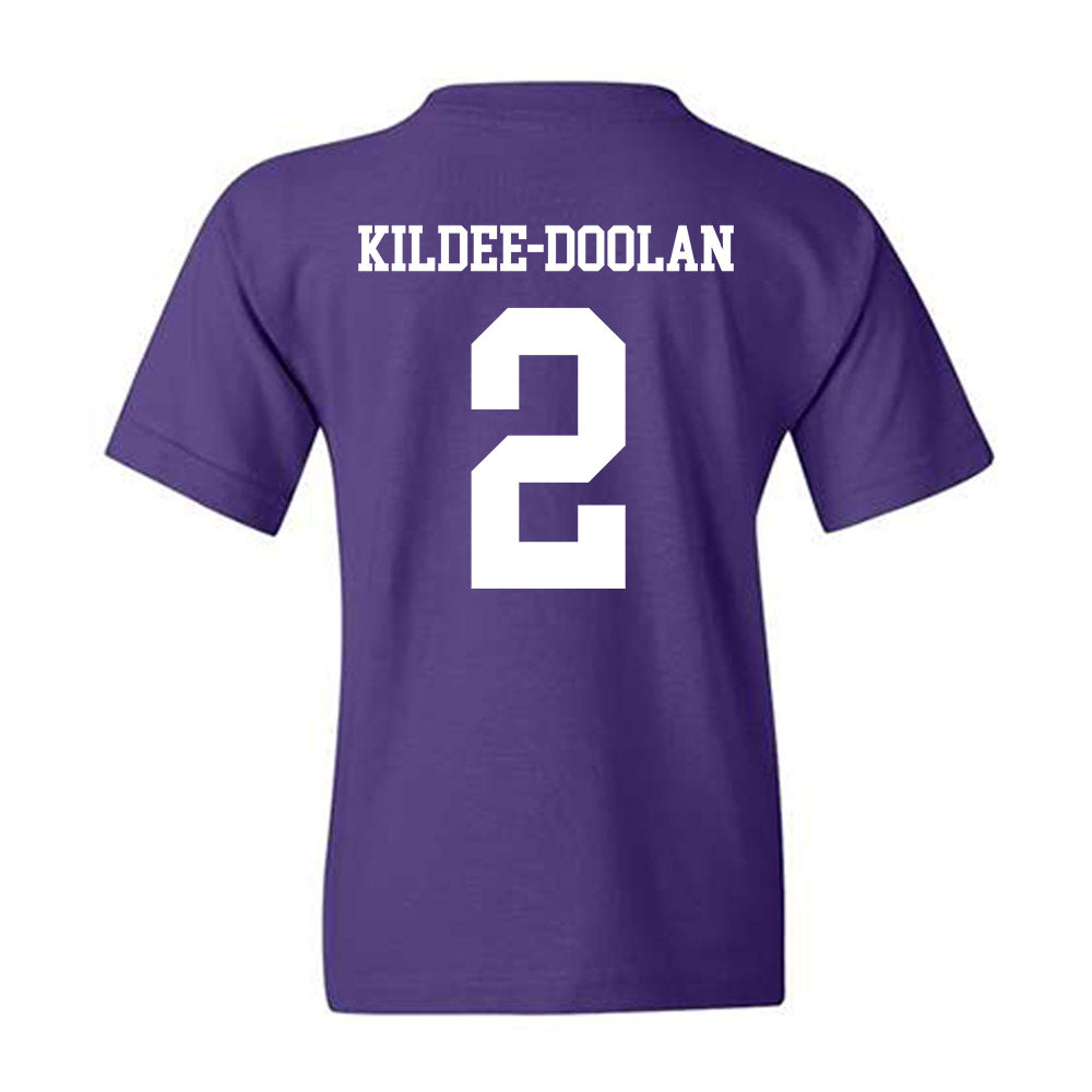 NU - NCAA Men's Soccer : Paddy kildee-Doolan - Youth T-Shirt-1