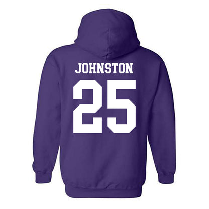 NU - NCAA Baseball : Tyler Johnston - Hooded Sweatshirt-1