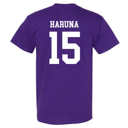 NU - NCAA Women's Basketball : Kenedie Haruna - T-Shirt-1