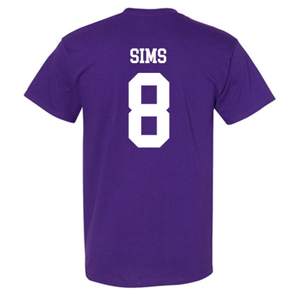 NU - NCAA Women's Basketball : Raven Sims - T-Shirt-1