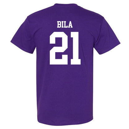 NU - NCAA Women's Basketball : Jisca Bila - T-Shirt-1