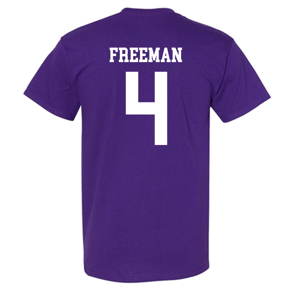 NU - NCAA Women's Basketball : Tyasia Freeman - T-Shirt-1