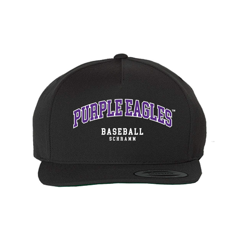 NU - NCAA Baseball : Connor Schramm - Snapback Hat-0
