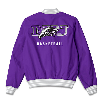 NU - NCAA Women's Basketball : Raven Sims - Bomber Jacket-1