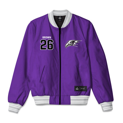 NU - NCAA Men's Soccer : Jayden Brown - Bomber Jacket-0