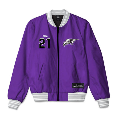 NU - NCAA Women's Basketball : Jisca Bila - Bomber Jacket-0