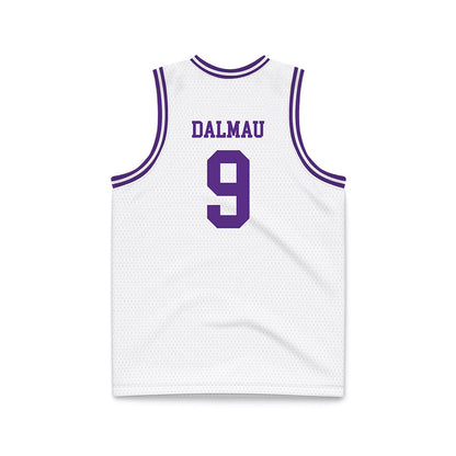 NU - NCAA Men's Basketball : Gael Dalmau - White Basketball Jersey-1
