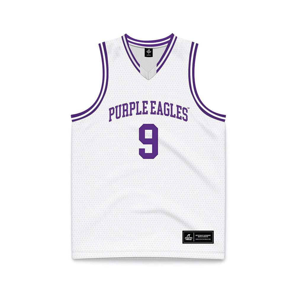 NU - NCAA Men's Basketball : Gael Dalmau - White Basketball Jersey-0