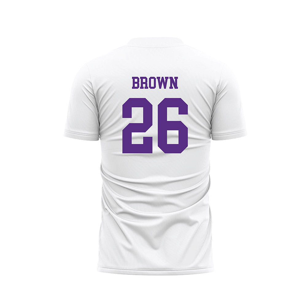 NU - NCAA Men's Soccer : Jayden Brown - Soccer Jersey-1