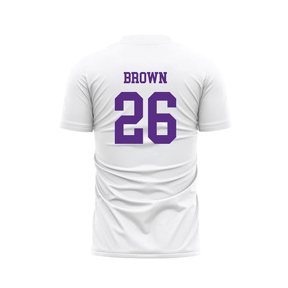 NU - NCAA Men's Soccer : Jayden Brown - Soccer Jersey-1