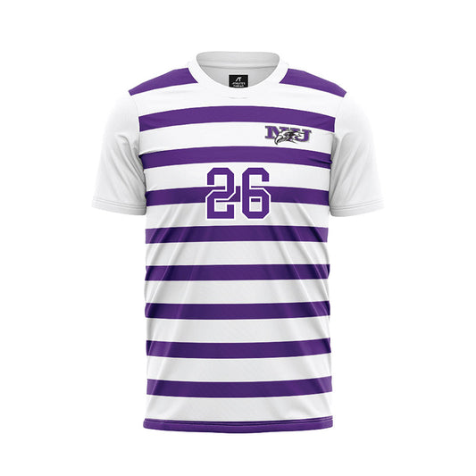 NU - NCAA Men's Soccer : Jayden Brown - Soccer Jersey-0