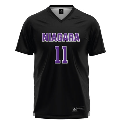 NU - NCAA Women's Lacrosse : Bianca McGrayne - Black Lacrosse Jersey -0