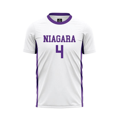NU - NCAA Women's Soccer : Billie Davies - White Soccer Jersey-0