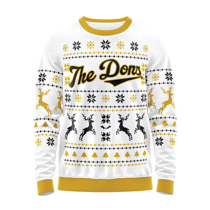 PFW - NCAA Men's Basketball : Quinton Morton-Robertson - The Dons All Over Sweatshirt-0