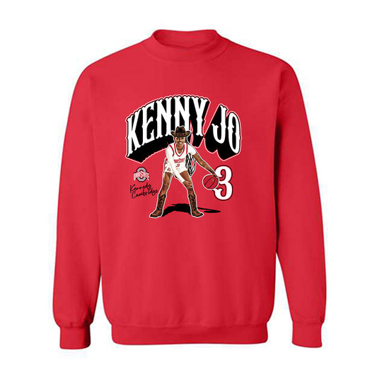 Ohio State - NCAA Women's Basketball : Kennedy Cambridge - Crewneck Sweatshirt-0