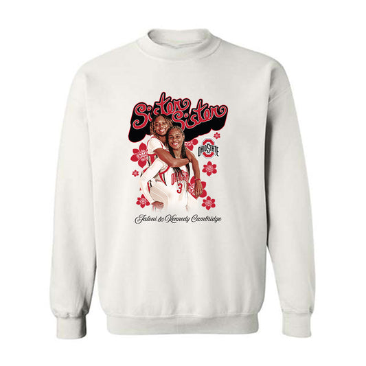 Ohio State - NCAA Women's Basketball : Jaloni Cambridge - Crewneck Sweatshirt-0