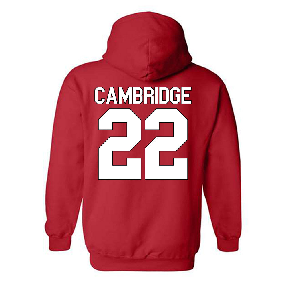 Ohio State - NCAA Women's Basketball : Jaloni Cambridge - Hooded Sweatshirt-1