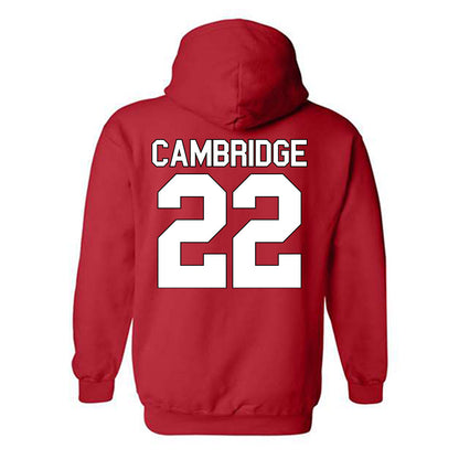 Ohio State - NCAA Women's Basketball : Jaloni Cambridge - Hooded Sweatshirt-1